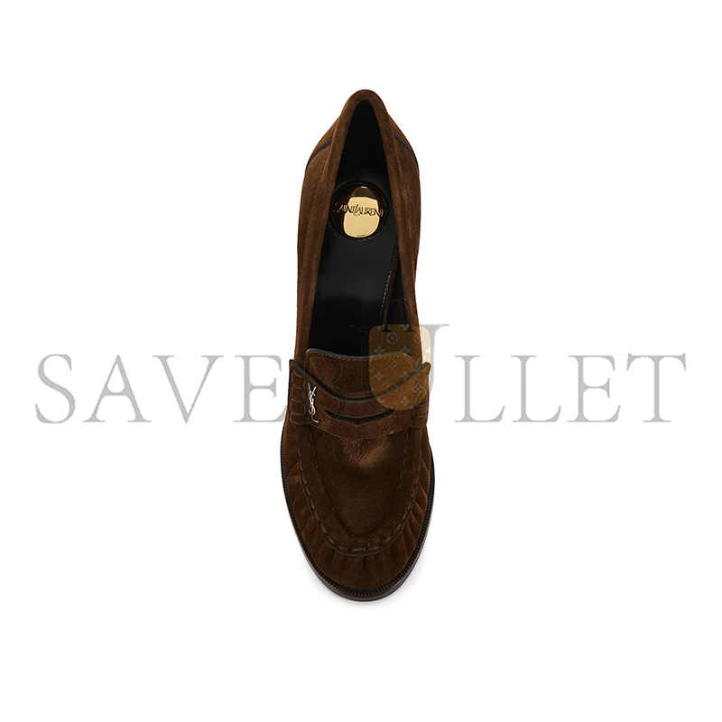 Y51 LE LOAFER SUEDE PUMPS BROWN 85897527DAB2319